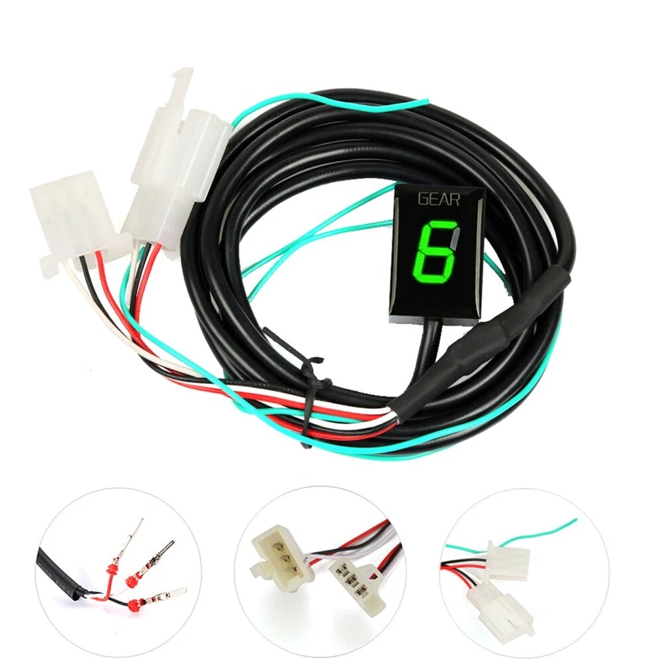 Indicador de engranaje de motocicletas para Honda CB400 CBR954RR CBR250R CBR600F4i RVT1000R Foto 3 de 4