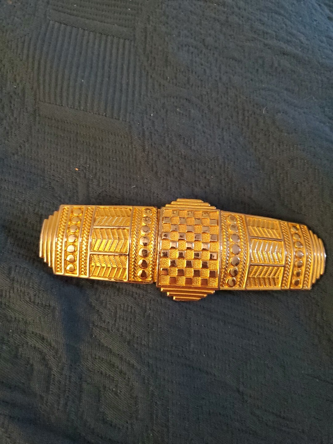 Dotty Smith Vintage Double Interlocking 2 Piece B… - image 1