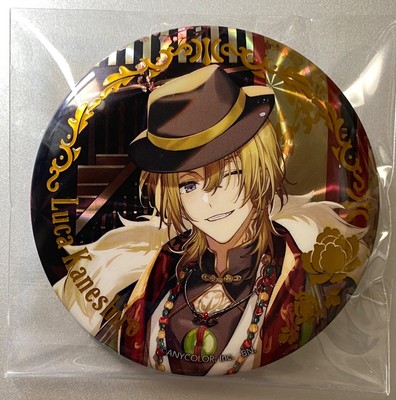 Luca Kaneshiro 75mm pin badge bandai ichiban kuji luxiem nijisanji en nijisanji