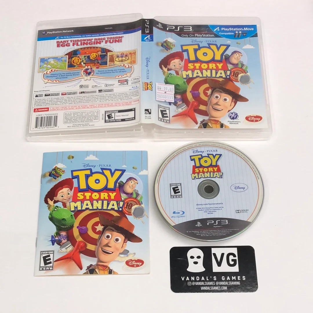 Ps3 Toy Story Mania Sony PlayStation 3 Complete 111