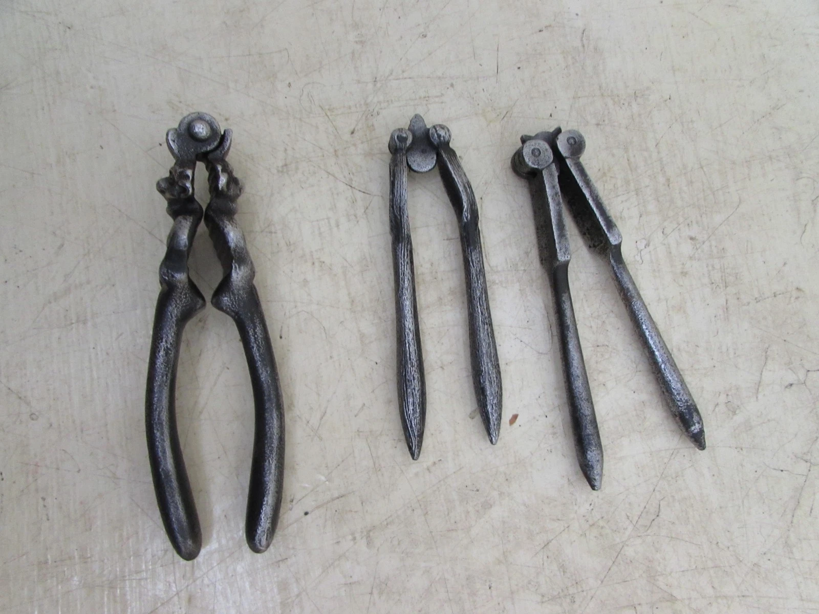 Antique Victorian Lincoln Imp / Gargoyle Nutcrackers + 2 Other Pairs