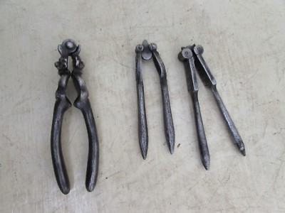 Antike viktorianische Lincoln Wichtel / Wasserspeier Nussknacker + 2 andere Paare