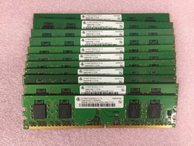 HYS64T32000HU-3.7-A Qimonda 256MB PC2-4200 DDR2-533MHz non-ECC lot of 11