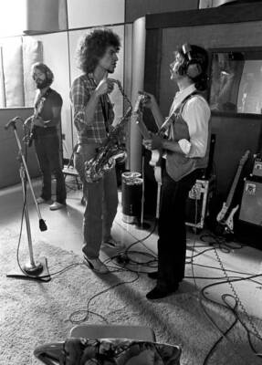 Bassist Lenny Leblanc Jimmy Hall And Dickie Betts Rehearse 1978 OLD MUSIC PHOTO