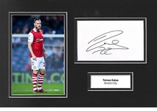 Tomas Kalas Signed 12x8 Photo Display Bristol City Autograph Memorabilia COA