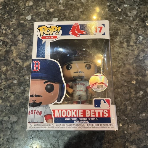 Funko POP MLB Baseball Boston Redsox 17 Mookie Betts White