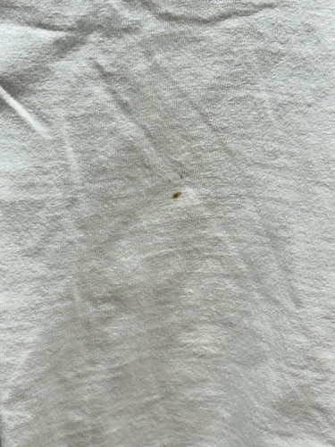 Nike Big Center Swoosh Grafik T-Shirt blau weiß Medium Made in USA Stoff Vintage - Bild 3 von 10
