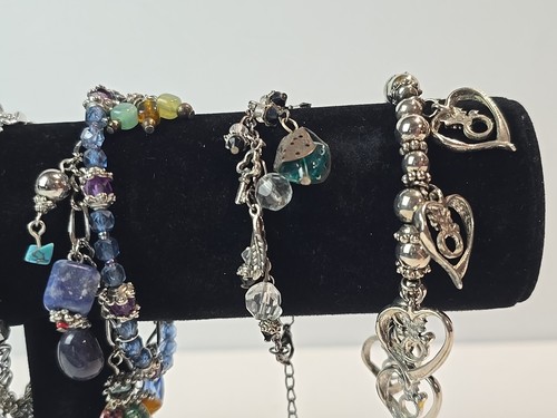 Fashion Jewlery Bracelets Lot Of 5 Multi Color Pre-Owned 531 - Picture 5 of 24