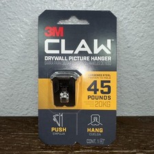 3M CLAW  Drywall Picture Hanger, holds 45 lbs...