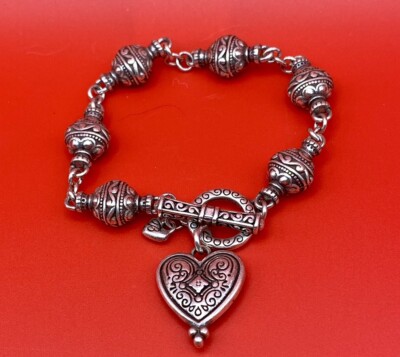 Brighton TAYLA Heart Bracelet. EUC!