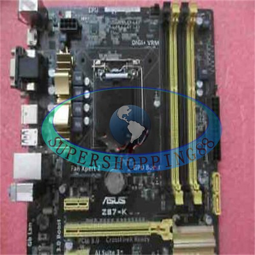 Placa madre ASUS Z87-K LGA 1150/zócalo H3 Intel Z87 DDR3 1 PIEZA USADA - Imagen 2 de 6