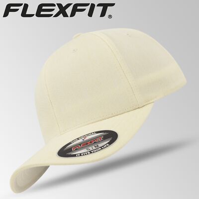 Flexfit FLEX FIT Cap Herren Damen 6277 wooly combed Yellow Kappe Schirmmütze