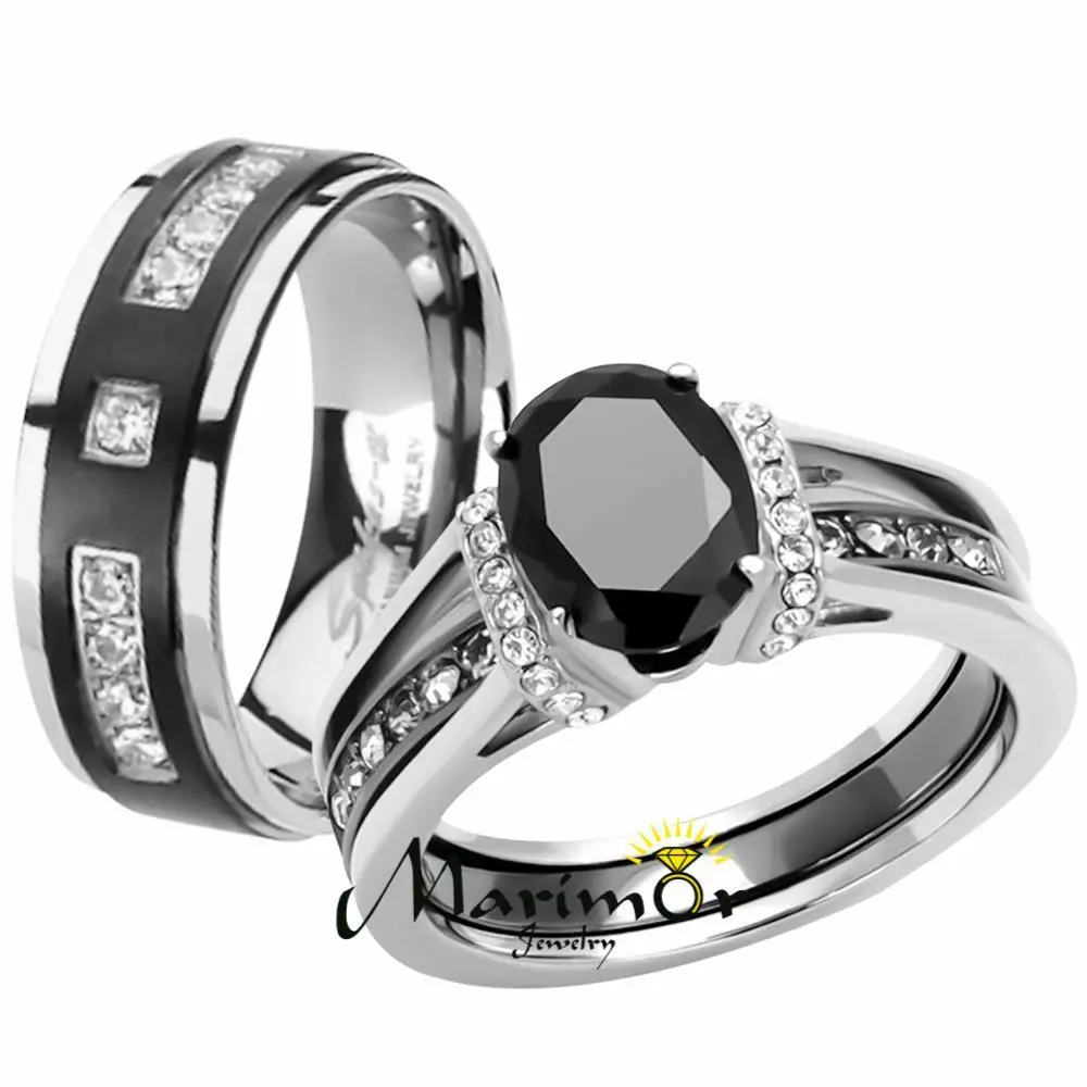 Titanium diamond engagement rings shop for her
