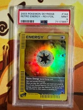 Pokemon tcg 2003 e reader skyridge retro energy reverse foil	#144	PSA	9