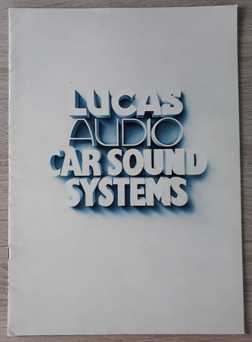 Lucas Auto Audio Prospekt um 1971 - Radio Achtspur Lautsprecher Antennen