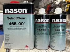 NASON Select Clear 465-00 Activator 483-85 High Solids Urethane Clear