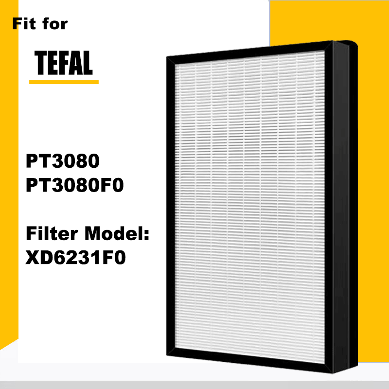 2 in 1 Hepa Activated Carbon Filter XD6231F0 for TEFAL Pure Air Genius PT3080-image