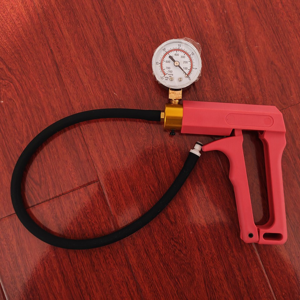 Hand Grip Air GaugePumpIncreasePenisSizeEnhancerErectionEnlarger