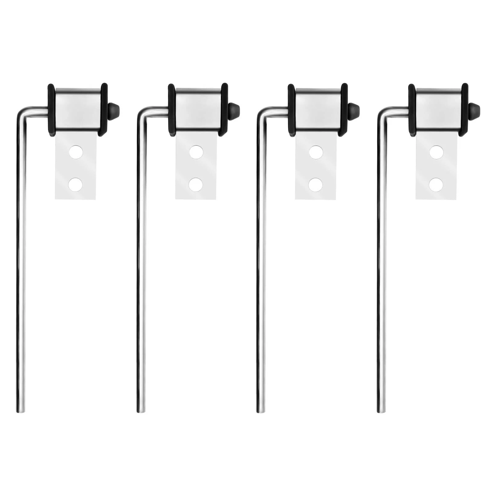 4 Pack Stainless Steel Universal Exhaust Hanger Rod Weld On Bracket 3/8" Rod ... - Picture 1 of 6