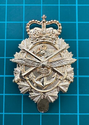 Canadian Tri Services Anodised Cap Badge BB-100