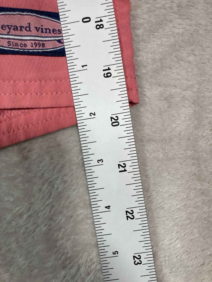 Bermuda de natação Vineyard Vines masculina desempenho prancha cruzeiro tamanho 34 rosa - Imagem 2 de 4