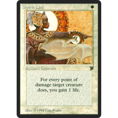 MTG \ >>>Spirit Link // Legends - 341 Trading - Magic