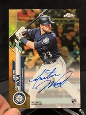 2020 Topps Chrome Austin Nola Rookie Gold Refractor Auto /50 RC TRUE GOLD RCA🔥