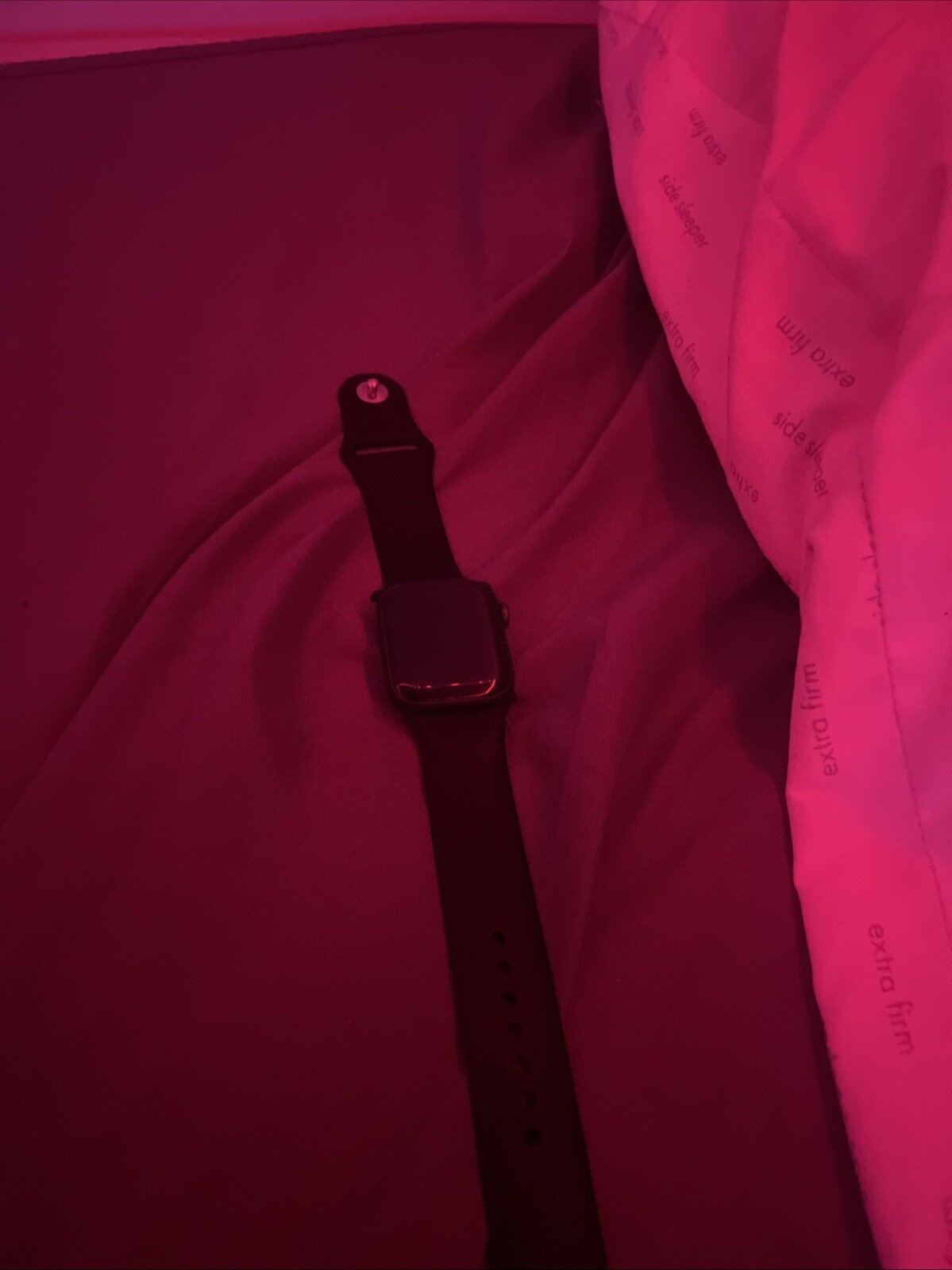 Apple Watch SE GPS 44mm Midnight Aluminum Case with M/L Sport Band