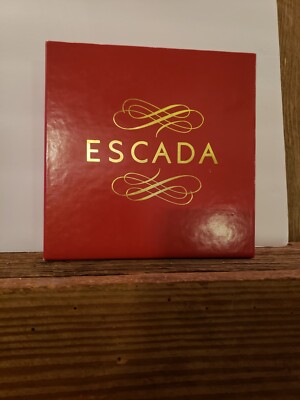  Vintage Escada Box: Eau de Toilette Perfume, Lotion, Bath Gel Set/Kit 