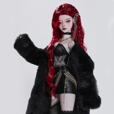 Full Set 1/4 BJD Doll Ball Joint Facial Makeup Nissa Model Sexy Wind Girl Gifts