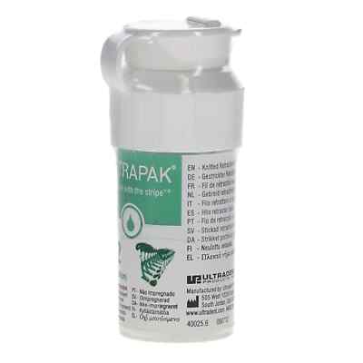 Ultradent 133 Ultrapak Retraction Cord Plain Knitted #2 Green 96''