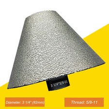 3-1/4" Diamond Beveling Chamfer Milling Cone Bit Marble Tile Porcelain Grinding