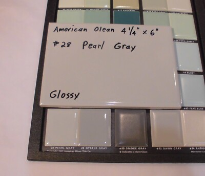 Carreau Céramique Bullnose American Olean – Blanc Cassé Gardenia #97, Un Vintage Rare Au Fini Mat