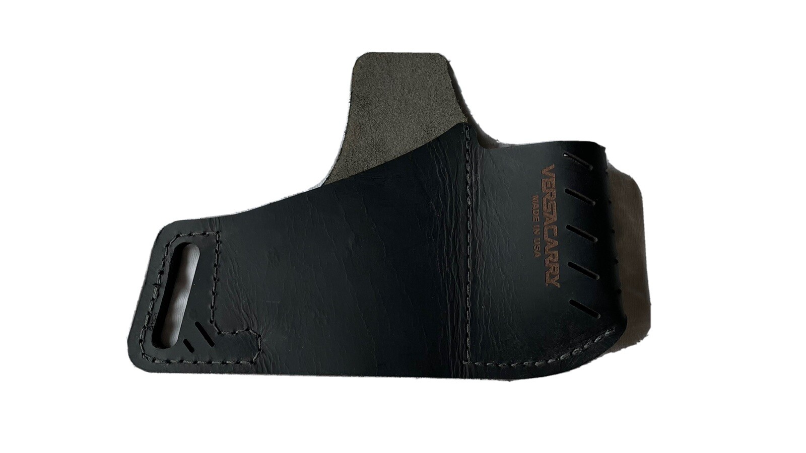 VersaCarry Commander OWB Holster Size  1 Black Leather Holster w/ Mag Holder-image