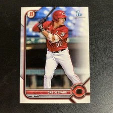 2022 Bowman Draft Sal Stewart  #BD-122  1st Bowman Cincinnati Reds