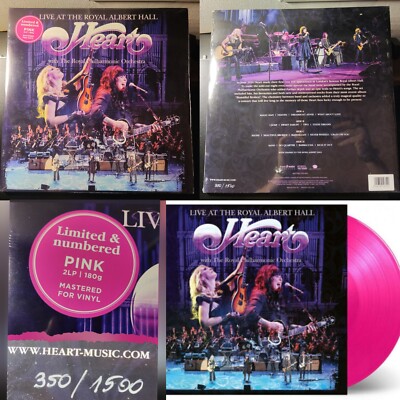 Heart Royal Philharmonic Orchestra Live At The Albert  2 x Lp Vinilo Color Pink