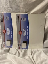 Lot Of 2 White Board Dry Erase Whiteboard 9x12 Inch New In Plastic Wrap