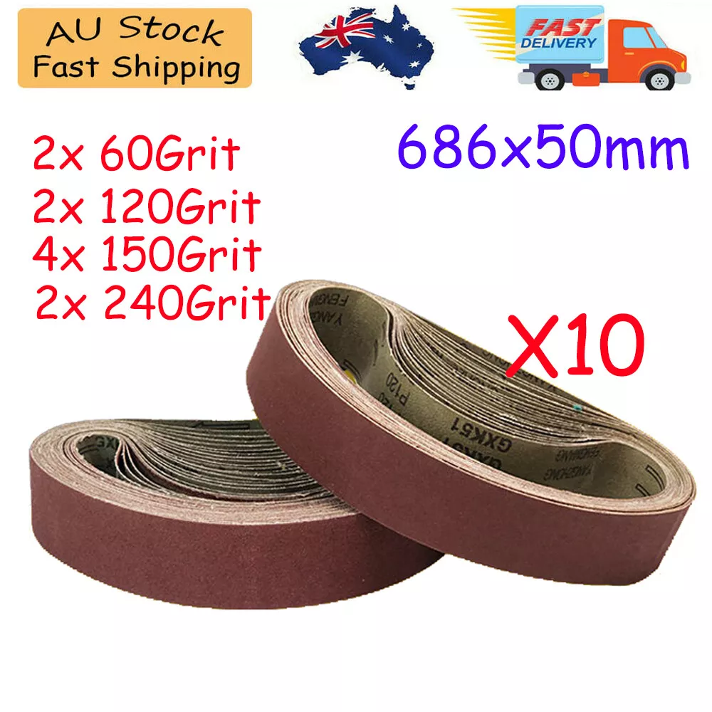 Sanding belts 50 x 686mm deals