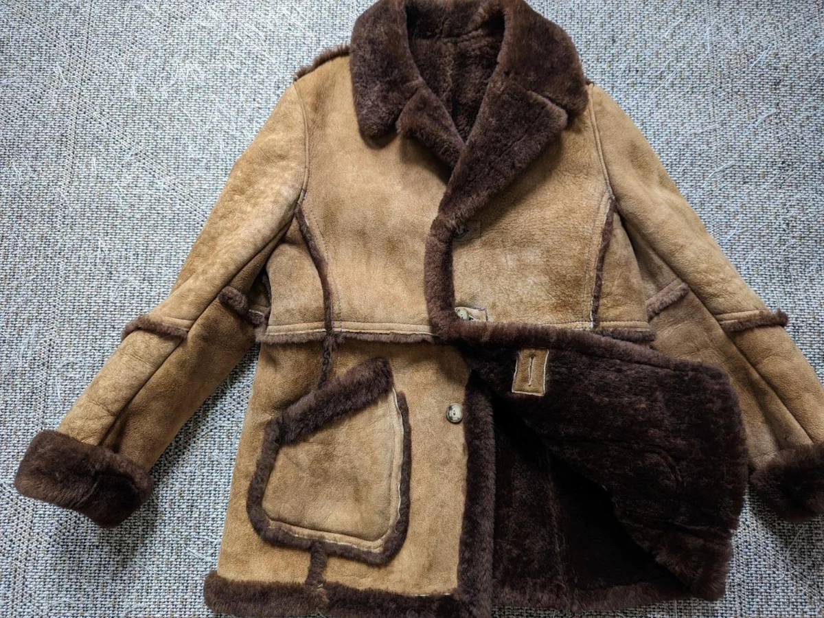Ebay shearling deals coat