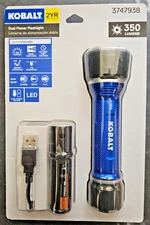 Kobalt 350-Lumen 3 Modes LED Spotlight Flashlight with Rechargeable