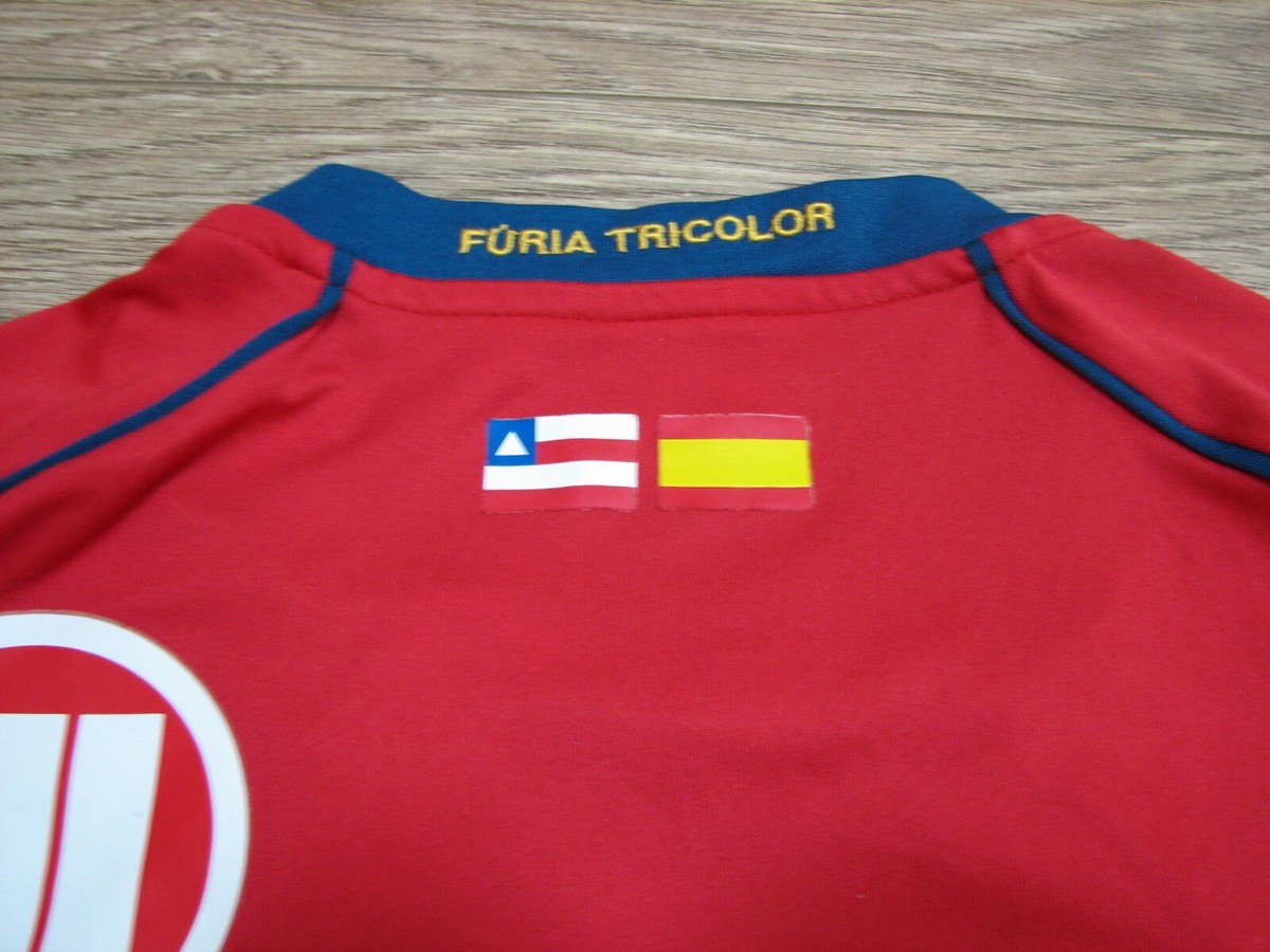 Maillot Foot Bahia 2010-2011 Domicile Manches Longues #10 Lotto Taille L - Occasion