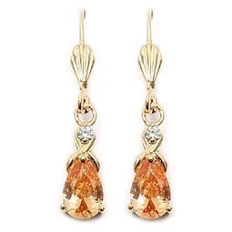 Dormeuses En Or 18K Et Platine Avec Diamants - Réf. MP2613, Occasion