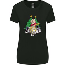T-Shirt Divertente Per Donne Il Piccolo Tamburino Di Natale