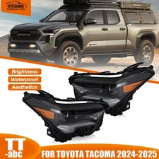FULL LED Headlight Assembly Both Side For Toyota Tacoma TRD 2024-2025 Front Lamp