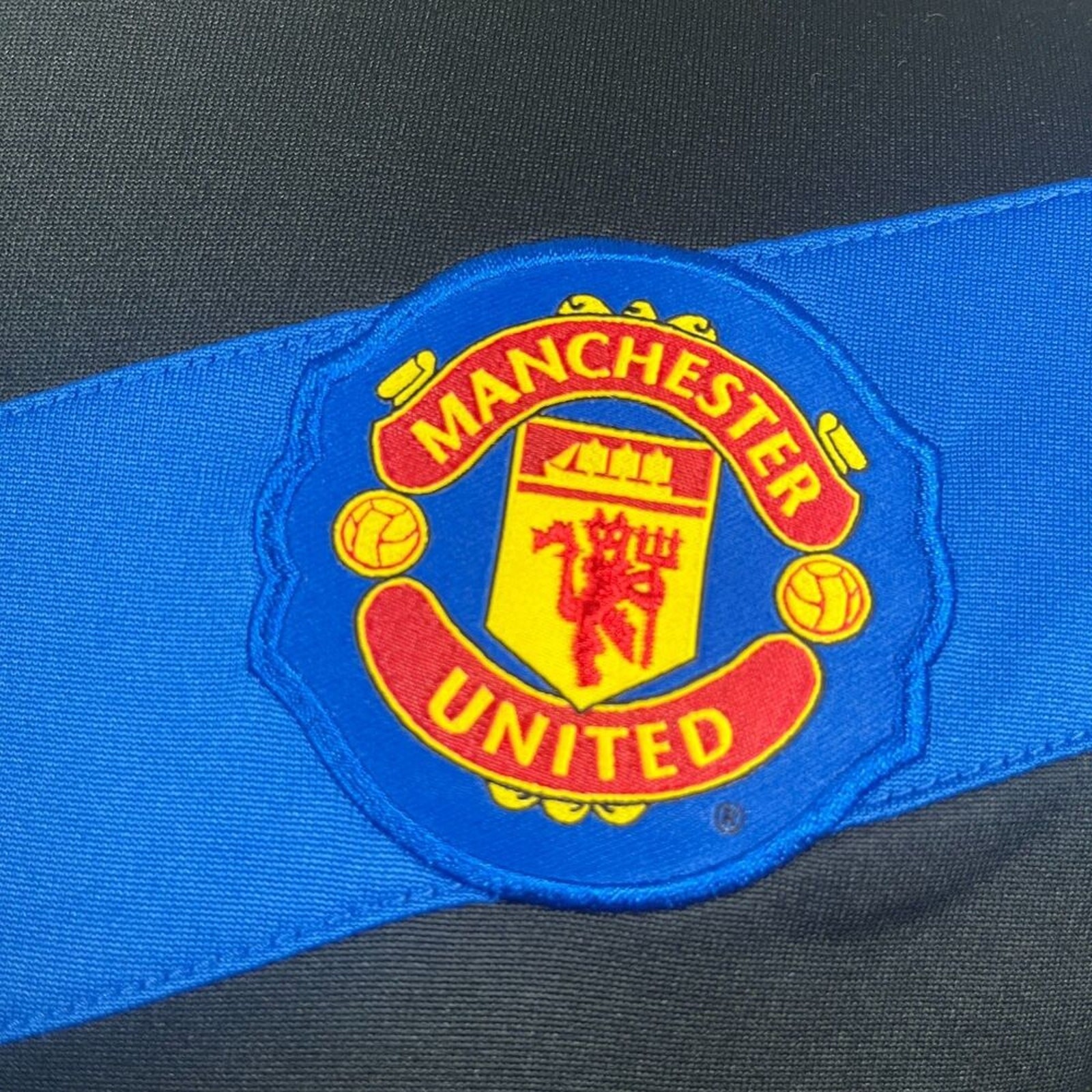 Manchester United Nike 2009-10 Away Black Soccer Jersey Youth Boy's XL 13/15 image 3