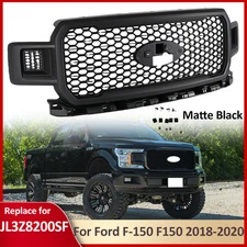 Front Upper Grille Assembly Matte Black For Ford F-150 2018 2019 2020 JL3Z8200SF