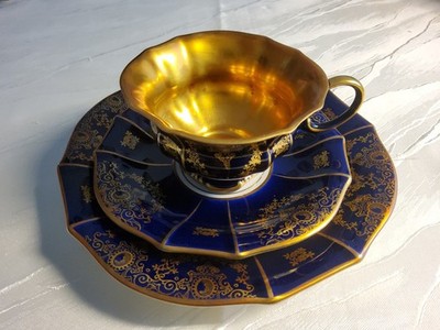 Sammelgedeck , Fa. Lindner, Kueps Bavaria , Echt Cobalt '' 227 HH''
