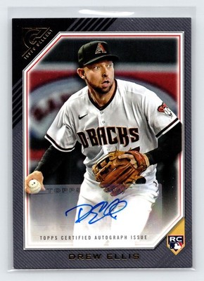 2022 Topps Gallery #RA-DE Drew Ellis Rookies Autographs