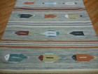 Turkish Oushak(Tree Of life) Fish Design Multicolored Handmade Bohemian Rug 5x8 — photo 6