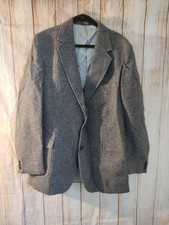 Men's VTG 48 Tall USA Made Pendleton Blue Tag Blazer Sports C Wool Y1645 oat